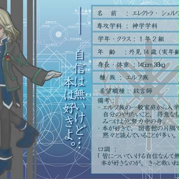 【ぴく魔戦学院】エレクトラ・シェルワーナ