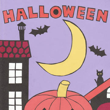 切り絵でハロウィン