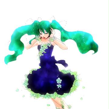 月並みですがミクです