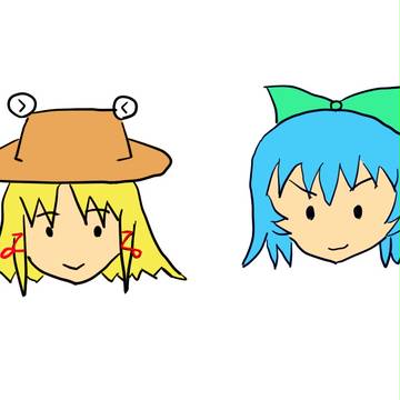 ケロちゃん&チルノ