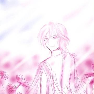 コスモスと殿下【ラフ】