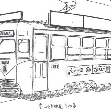 富山地鉄7000系