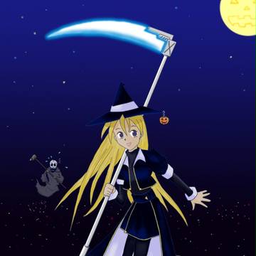 halloween 魔女&死神