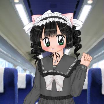 とある車内