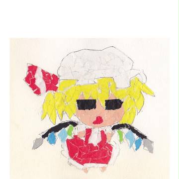 【貼り絵】フランドール･スカーレット