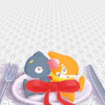 晩ご飯の時間だよー