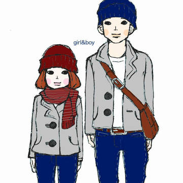 女のコと男のコ。