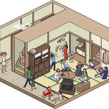 廃屋にみんなが遊びにきたよ！