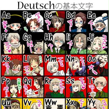 【ﾍﾀ】　Deutsch基本文字　①