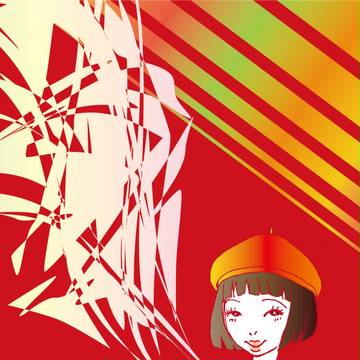 いろの絵・あか