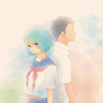 女子高生と少年