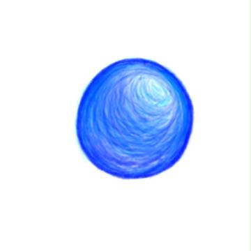 青い球体