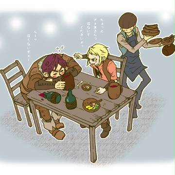 【新三銃士】飲み屋で…