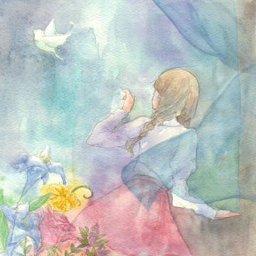 鳥と少女