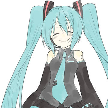 初音ミク　塗らせていただきました