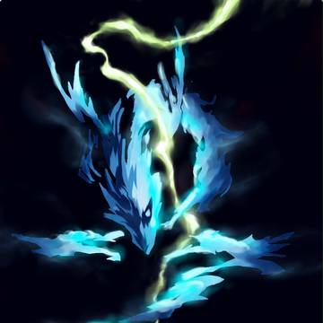 青い龍