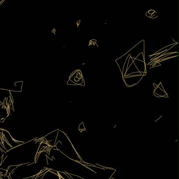 夜空の下で