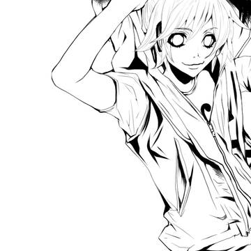 【描画】鏡音さんちのレン君【塗り絵】