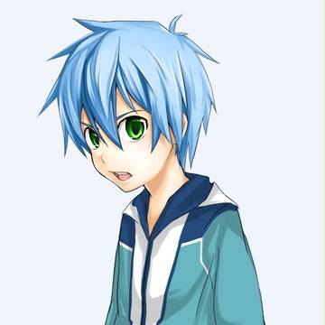 髪塗る練習