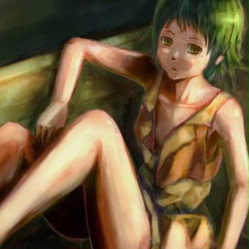 メグポと朝日