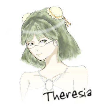 ブオガガガッと描いたテレ子さん