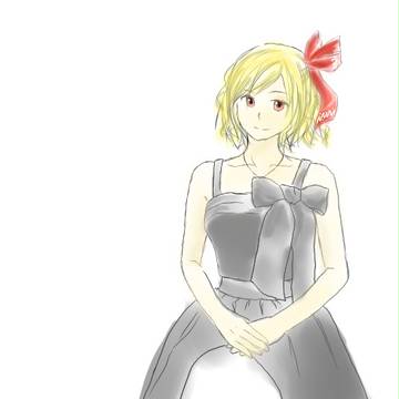 ルーミアでドレス