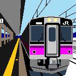 701系。冬の。