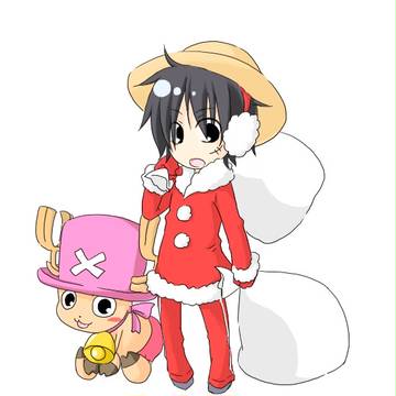 青鼻トナカイとサンタ船長。