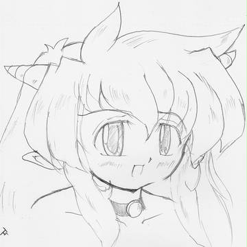 鉛筆画