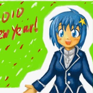 新年初描き