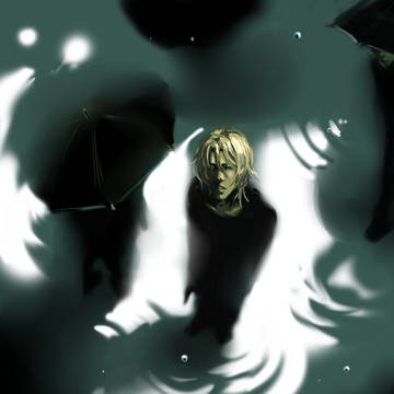 雨の人