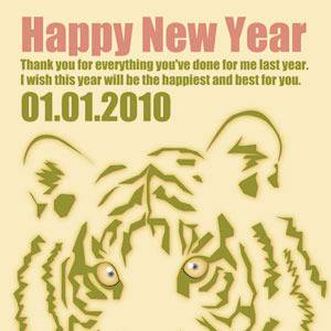 ２０１０年年賀状