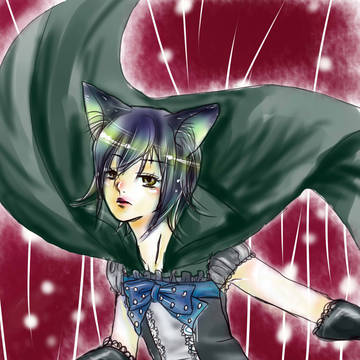 初投稿★擬人化　黒猫