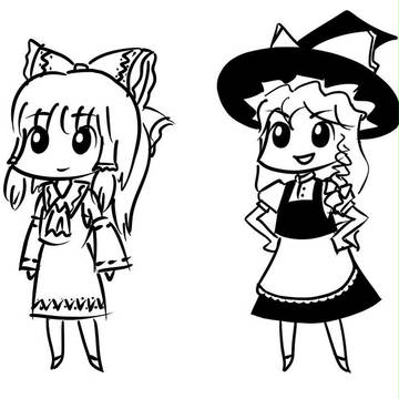 れいむとまりさ