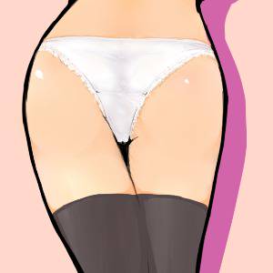 おしりにパンツ