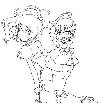 なっぴ と なっぴ 線画スキャナ