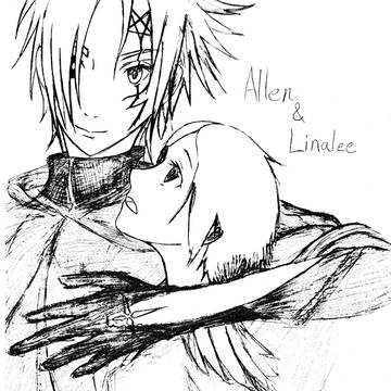 アレン&リナリー 描きかけ
