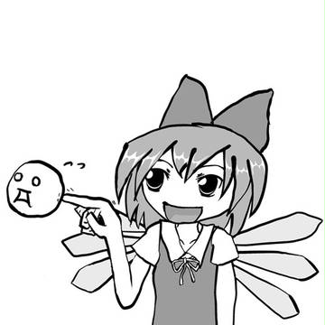 毛玉　with チルノ