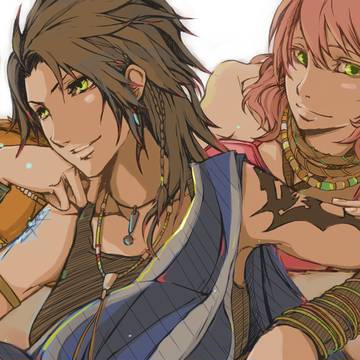 Fang, Vanille, and Chocobo-san