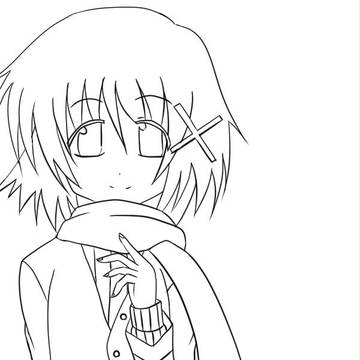 ゆのっち5線画
