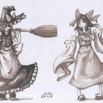 東方BLACK&WHITE