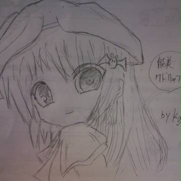 能美クドリャフカ　ラフ絵 微修正