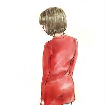 真っ赤なワンピース