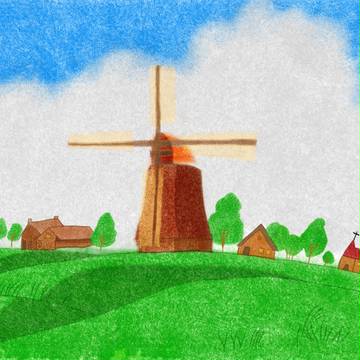 一応、風景イラスト
