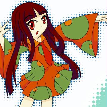 水玉のハーフトーン