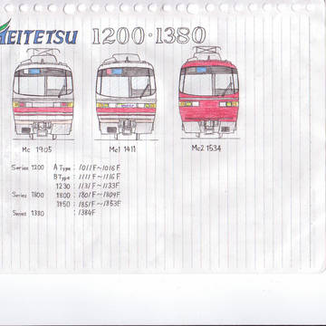 名鉄1200・1380系