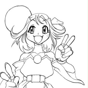 ライム・線画