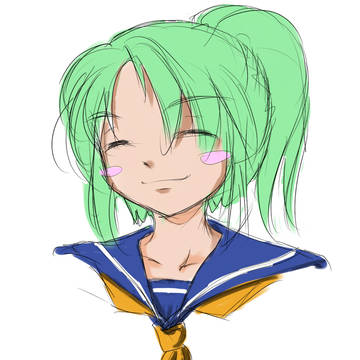セーラー服練習