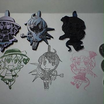 こいし＆ぬえ＆フランはんこ