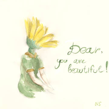 she beautiful as flower